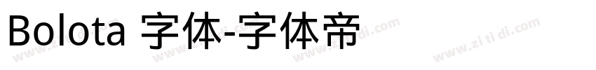 Bolota 字体字体转换